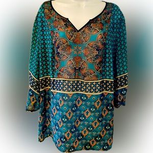 Sheer beautiful Db established 1962 Tunic , Size 2X